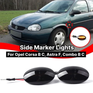 Seitenblinker Blinker Links Rechts Schwarz für Opel Astra F Corsa B Combo Meriva - Bild 1 von 11
