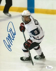 Auston Matthews Toronto Maple Leafs signed Team USA 8x10 photo autographed JSA - Picture 1 of 2