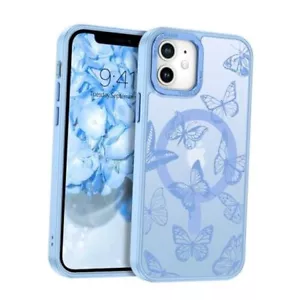 Für iPhone 12 Mini Hülle, Süßes Schmetterlingsmuster iPhone 12 Mini Z843 - Hellblau - Bild 1 von 7