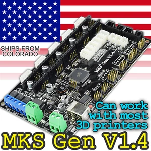 Placa controladora de impresora 3D genuina MKS Gen v1.4 con controladores - Imagen 1 de 27