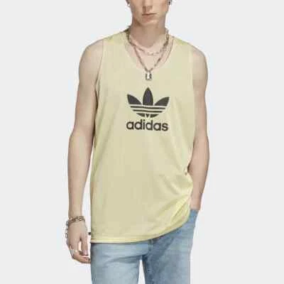 adidas Men's Adicolor Classics Basketball Trefoil Reversible Tank Top IB9957 - Image 1 of 4