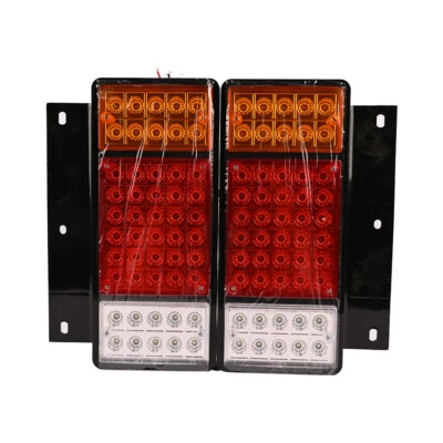 12V 50 LED Rear Tail Light FIT GMC W Isuzu Elf Truck NPR NQR NRR NKR NHR 84- L+R - Image 1 of 4