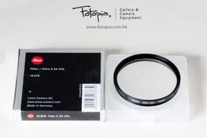 Brand New Leica E55 UVa Filter - Black / 13373 (GERMANY, 55mm) - Picture 1 of 1