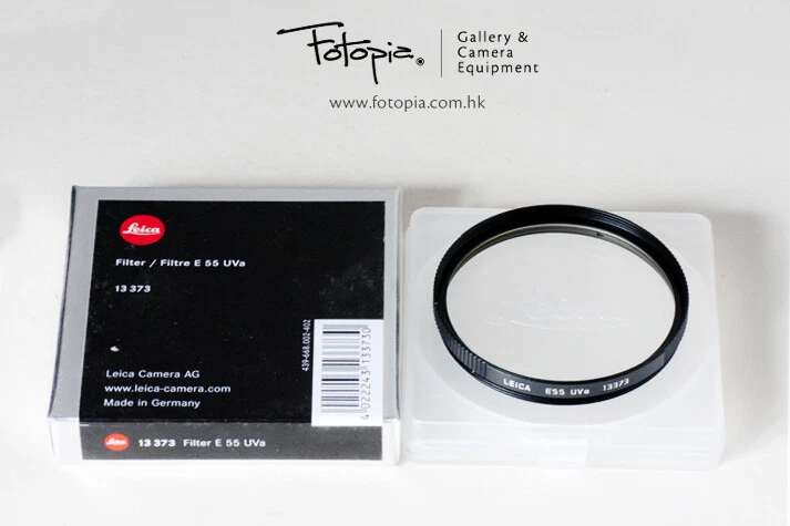 Brand New Leica E55 UVa Filter - Black / 13373 (GERMANY, 55mm) - Image 1 of 1