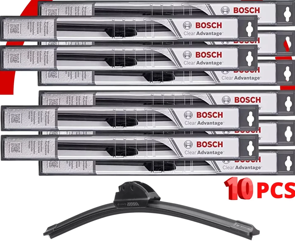 Windshield Wiper Blade Clear Advantage Bosch 26CA" Front Left & Right 10PCS Set - Image 1 of 1
