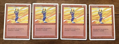 4X Wall of Heat Chronicles CHR LP Playset Vintage MTG  - Image 1 of 2
