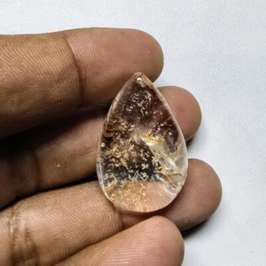36.95 Cts Natural Garden Quartz Cabochon Gemstone 29.2x19x11 MM - Picture 1 of 3