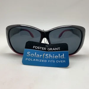 Y55 Solar Shield Fits Over FO 008 BRY SMK DIM Purple/Pink  POLARIZED Sunglasses - Picture 1 of 9