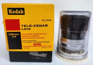 Vintage KODAK TELE-XENAR Lens 135mm f/4 No. C135 for Kodak Retina Reflex Cameras - Picture 1 of 8