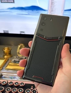 META VERTU Carbon Fiber Global GSM Luxury Phone WEB3 6.67" 512GB 5G - Picture 1 of 4