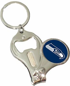 Abridor de llavero y cortadora 3 en 1 Seattle Seahawks - GRATIS EE. UU. ¡Envío! - Imagen 1 de 6