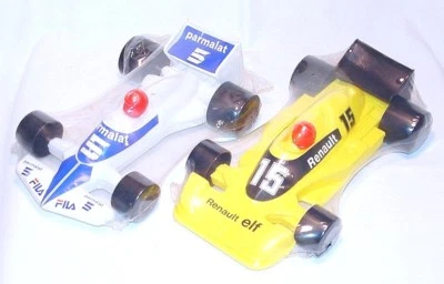 2x ECD Jouets France BRABHAM Renault Elf + Parmalat F1 RACE CAR Mint Sealed `78! - Image 1 of 4