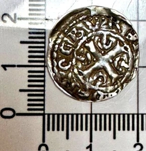 X360: William 1st Scottish CRESCENT & PELLET Hammered Silver Penny. S.5024 - Picture 1 of 4