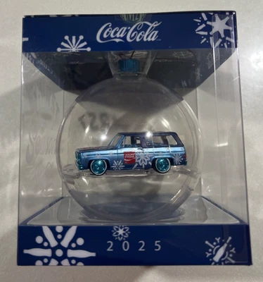 2025 M2 Machines Christmas Ornament - Coca-Cola 1973 Chevrolet K5 Blazer CHASE - Image 1 of 2