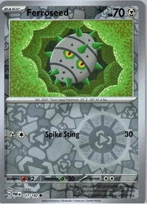 Ferroseed - Common - SV04: Paradox Rift - 127/182 - NM - Reverse Holo - Picture 1 of 2