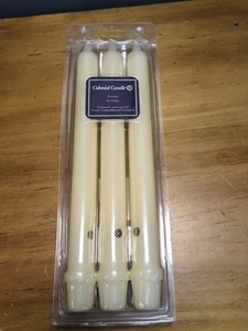 Colonial Candle of Cape Cod Ivory 10” Classic Candle Set of 6 - Picture 1 of 5