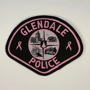 Glendale California Police Department Pink Patch - Picture 1 of 1