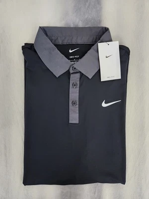 Nike TourDri-FIT Golf Negro Polo Para Hombre Talla Grande Nuevo FZ7501 010  Foto 1 de 4
