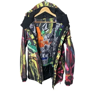 Volcom Snowboard Ski Jacket Multicolor Graphic Print Youth XL - Picture 1 of 13