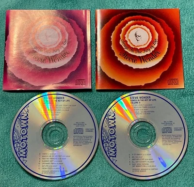 Stevie Wonder : Songs In The Key Of Life Vol. 1 & 2 (1976) 2 CD SET - Motown Foto 1 de 4