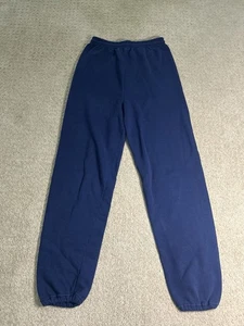 Vintage 90s Jerzees Made in USA Navy Blue Sweatpants Jogginghose Size Medium - Bild 1 von 7