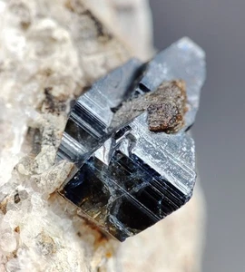 21-gm Rare Anatase Crystal on Albite Specimen from Balochistan, Pakistan. - Picture 1 of 6