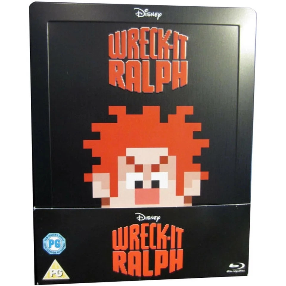 Disney's Wreck-It Ralph - Limited Edition SteelBook [Blu-Ray] Foto 1 de 4