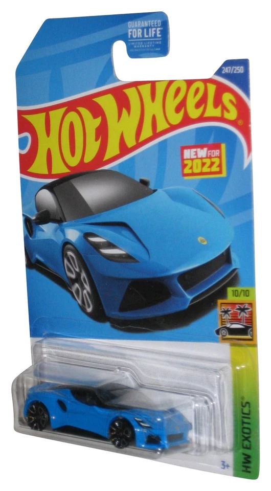 Coche de juguete Hot Wheels HW Exotics 10/10 (2022) azul Lotus Emira 247/250 Foto 1 de 1
