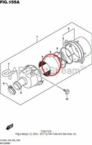 NEW OEM SUZUKI QUADSPORT LT Z 50 AIR CLEANER FILTER Foto 1 de 1