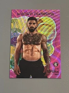 ILIA TOPURIA💎 UFC WORLD CHAMPION!!! “RARE” ✨ROOKIE✨ CARD (PINK REFRACTOR) - Picture 1 of 2