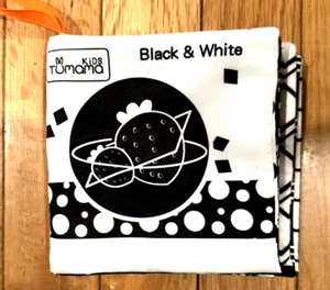Tumama Kids Black & White Cloth Book Fruits and Shapes - Picture 1 of 2