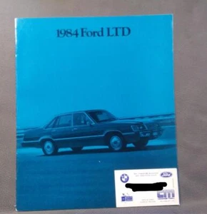 1984 Ford LTD Car Sales Dealer Brochure 15 pages  CB59 - Imagen 1 de 7