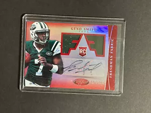Geno Smith Jets signiert 2013 Panini zertifiziert RC Football Karte #311 Autogramm /199 - Bild 1 von 2