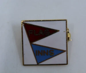Flag Inns Hotel Motel Advertising Multi Colored Collectible Pin Lapel Vintage - Picture 1 of 12