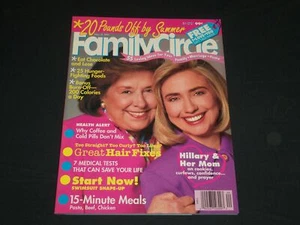 1993 MAY 18 FAMILY CIRCLE MAGAZINE - HILLARY CLINTON & HER MOM COVER - L 1622 - Picture 1 of 2