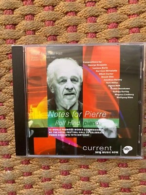 Rolf Hind: Notes for Pierre Boulez Royal festival Hall 2000 - Image 1 of 4