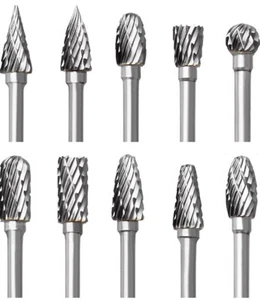 Lazytec Tools Portable Carbide Rotary Files - 10pcs - Picture 1 of 3