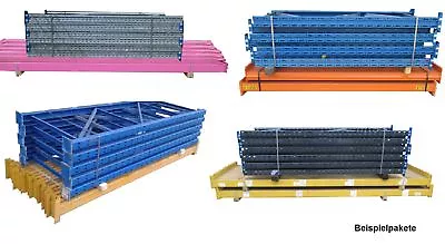 1x 13,10-15,60 lfm. Palettenregal Schwerlastregal Hochregal Regal Lagerregal - Bild 1 von 4