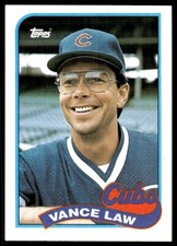 1989 Topps  #501  Vance Law    Third Base    Chicago Cubs  FREE shipping