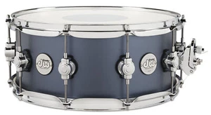 DW Design Series 6x14 Maple Snare Drum - Blue Slate - Picture 1 of 1