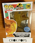 TRANSLUCENT AMBER TYRANNOSAURUS REX FE 1380 Funko Pop Vinyl New Mint Box + P/P