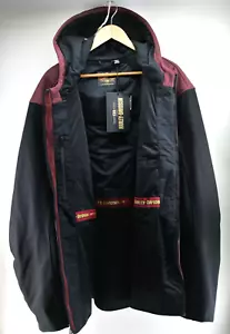Harley Davidson Men's 120th Aniv.Deflector Riding Fleece - Red & BLACK 5XL - Picture 1 of 17
