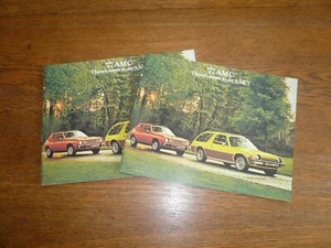 Folleto de ventas AMC Pacer Gremlin Hornet Matador 1977 - vintage - dos por uno - Imagen 1 de 9
