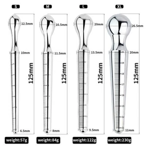 NUEVO Enchufe Dilatador Sonido Estirador Uretra Metal Sólido Uretra - Imagen 1 de 19