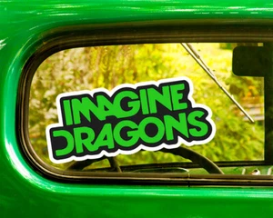 2 IMAGINE DRAGONS ABZIEHBILDER Aufkleber Bogo für Auto Fenster Stoßstange Laptop kostenloser Versand - Bild 1 von 1
