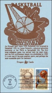 Sc. 2560 Basketball Dragon Cards Combination FDC - Picture 1 of 1