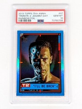 2013 Topps 75th Anniversary Rainbow Foil #97 Terminator 2: Judgement Day PSA 10