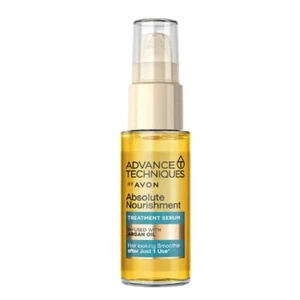 AVON Advance Techniques Absolute Nourishment Hair Serum with Argan Oil 1 fl oz - Picture 1 of 12