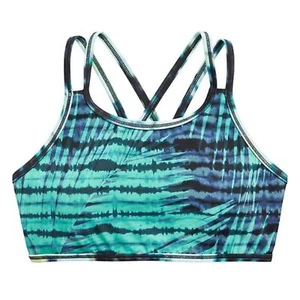 ATHLETA GIRL PALM TIE DYE BIKINI TOP XL 14 - Picture 1 of 4