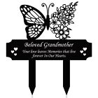 Memorial Stakes Grave Decorations for Cemetery Grave Plaque Stake Markers Mem...